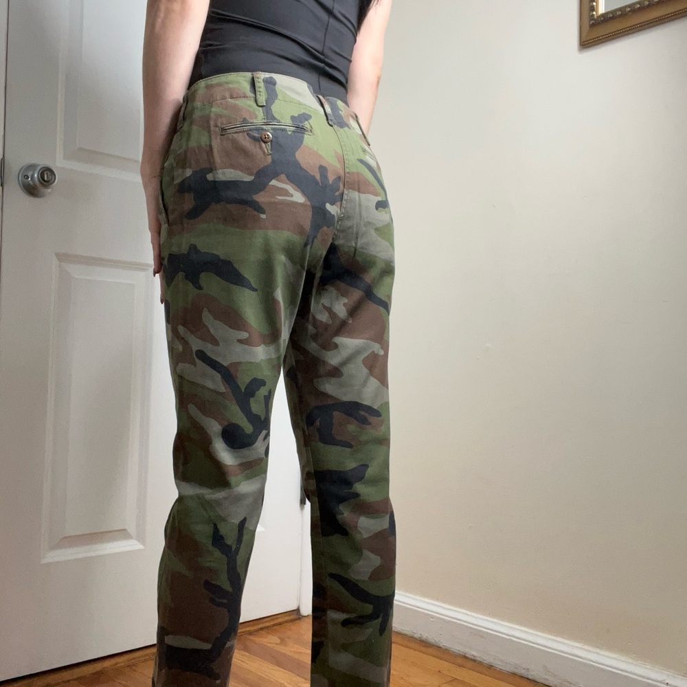 Denim & Supply Ralph Lauren Green Camouflage Pants - Picture 8 of 8